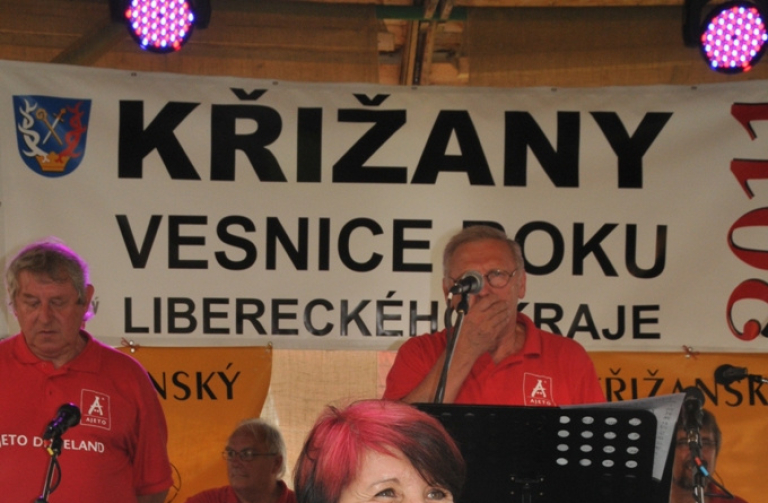 Festival Dixieland v Křižanech zahájila náměstkyně hejtmana Lidie Vajnerová.